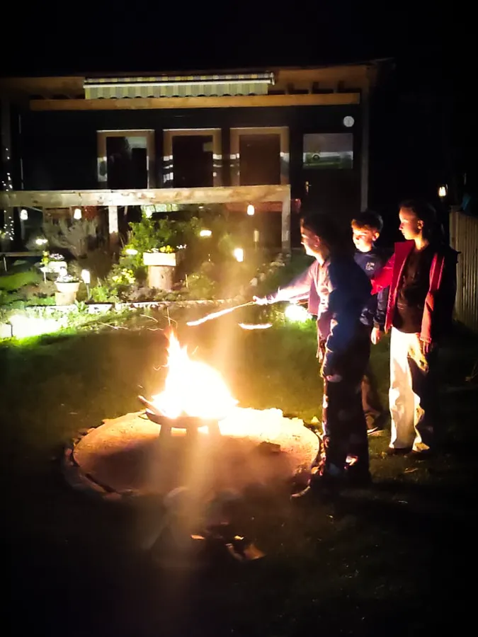 Lagerfeuer bei I hob an Vogel in Brixlegg / Tirol