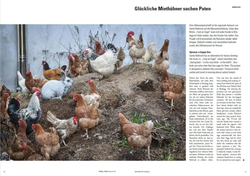 Pressebericht im Tirol Pur Magazin Alpbachtal 2017