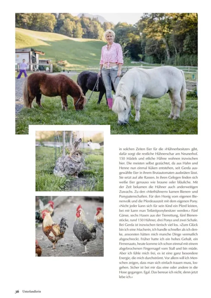 Pressebericht Unterlandlerin Winterausgabe 2022