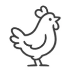 Icon Huhn